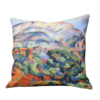 Gobelínový povlak na polštář  - Montagne Sainte Victoire by Paul Cezanne